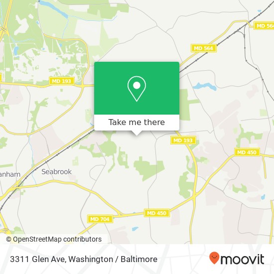 3311 Glen Ave, Glenn Dale, MD 20769 map