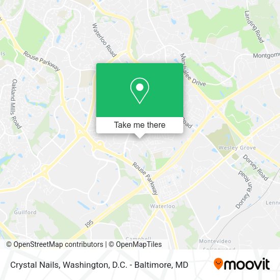 Crystal Nails map