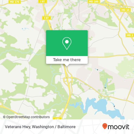 Mapa de Veterans Hwy, Millersville, MD 21108