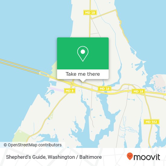 Mapa de Shepherd's Guide, 308 Main St