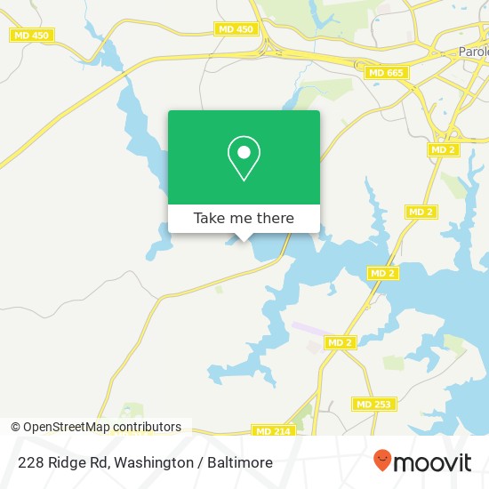 228 Ridge Rd, Riva, MD 21140 map