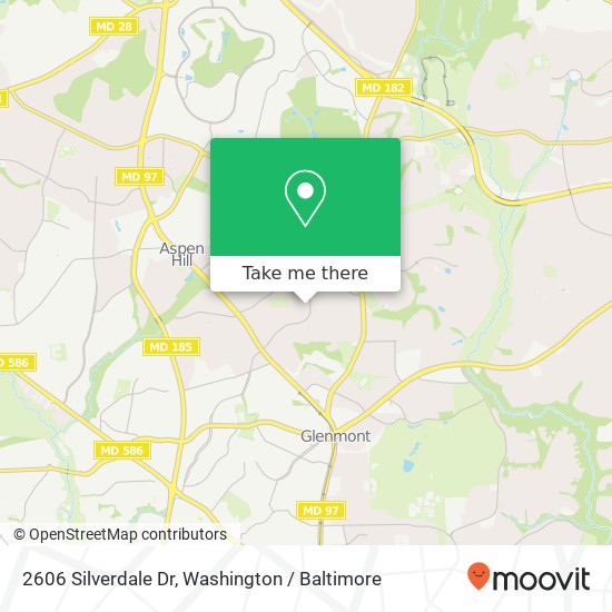 2606 Silverdale Dr, Silver Spring (WHEATON), MD 20906 map