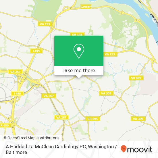 Mapa de A Haddad Ta McClean Cardiology PC, 6801 Whittier Ave
