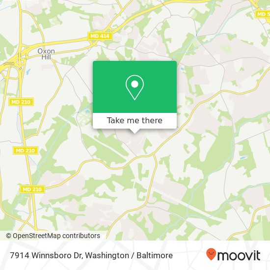 7914 Winnsboro Dr, Fort Washington, MD 20744 map