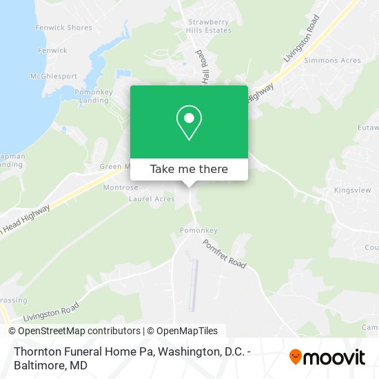 Mapa de Thornton Funeral Home Pa