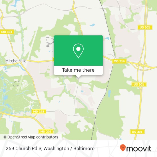 259 Church Rd S, Upper Marlboro, MD 20774 map