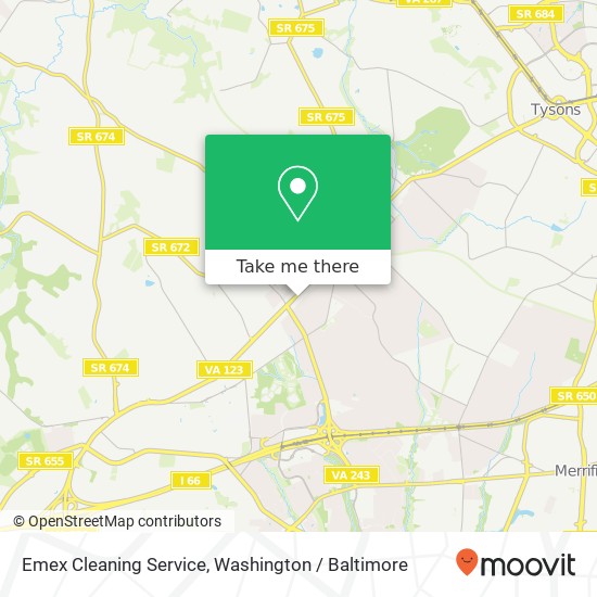 Mapa de Emex Cleaning Service, 410 Maple Ave W