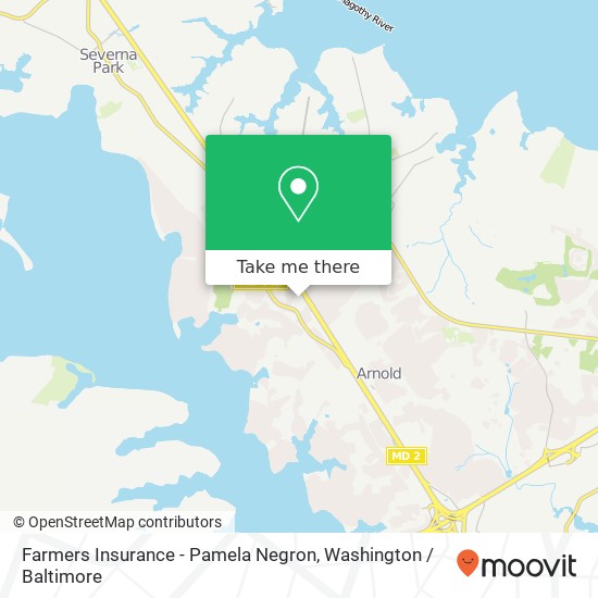 Mapa de Farmers Insurance - Pamela Negron, 1300 Ritchie Hwy