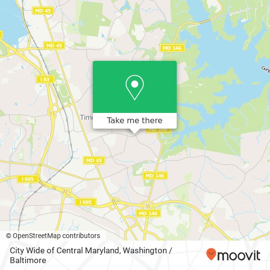 City Wide of Central Maryland map