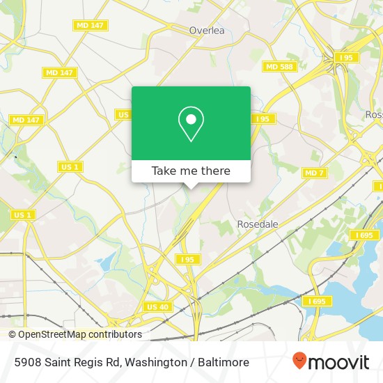 5908 Saint Regis Rd, Baltimore, MD 21206 map