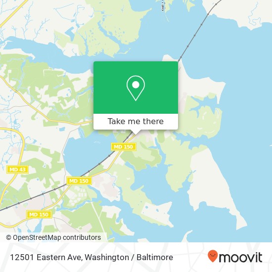 12501 Eastern Ave, Middle River, MD 21220 map