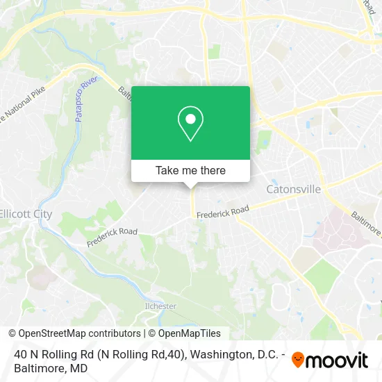 40 N Rolling Rd (N Rolling Rd,40) map