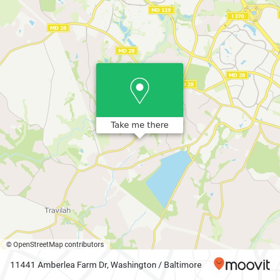 Mapa de 11441 Amberlea Farm Dr, Gaithersburg, MD 20878