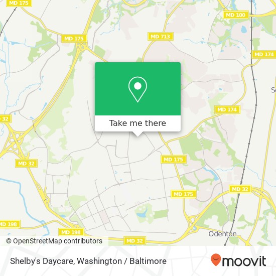 Mapa de Shelby's Daycare, 3017 Hopkins Ct