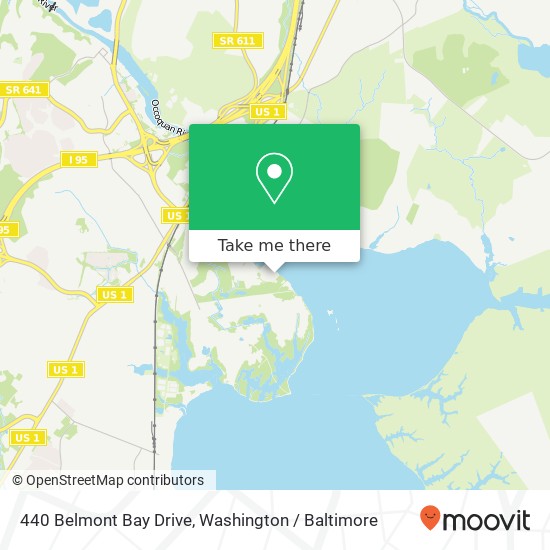 440 Belmont Bay Drive, 440 Belmont Bay Dr, Woodbridge, VA 22191, USA map