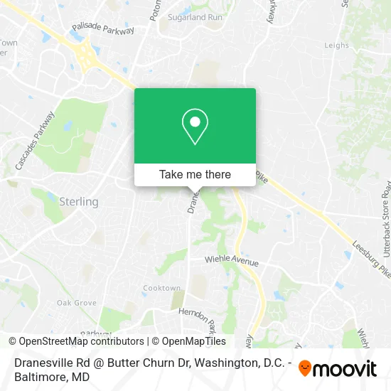 Mapa de Dranesville Rd @ Butter Churn Dr