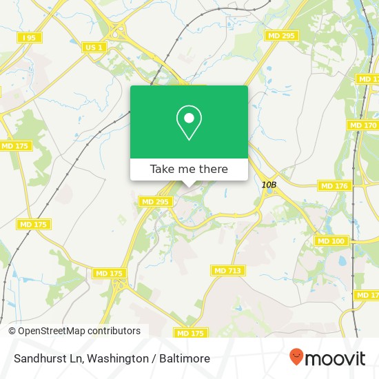 Sandhurst Ln, Hanover, MD 21076 map