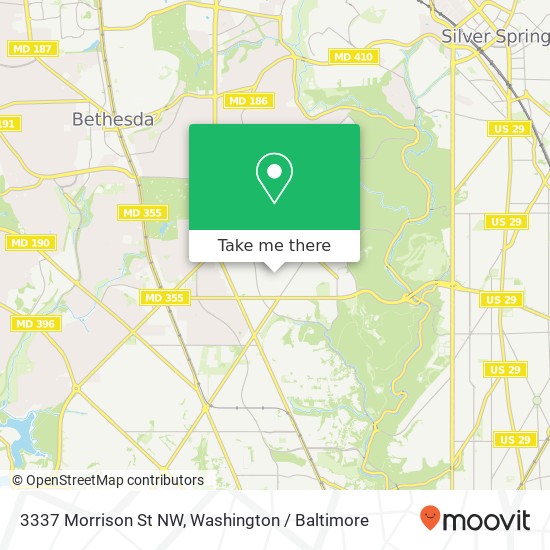 3337 Morrison St NW, Washington, DC 20015 map