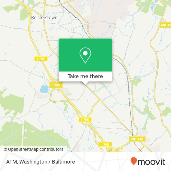 ATM, 11604 Reisterstown Rd map