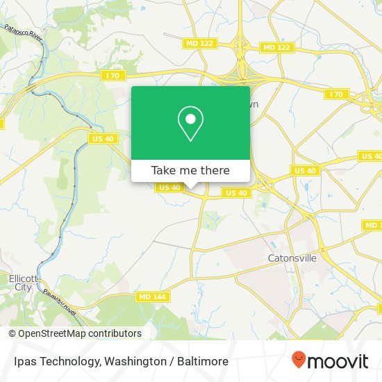 Ipas Technology, 6400 Baltimore National Pike map