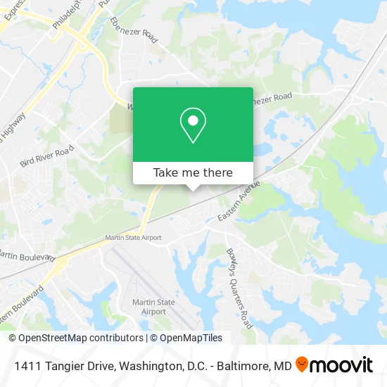 1411 Tangier Drive map