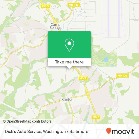 Mapa de Dick's Auto Service, 6318 Aaron Ln