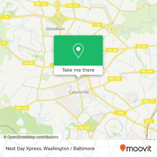 Mapa de Next Day Xpress, 614 Old Edmondson Ave