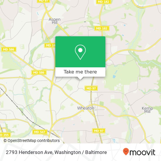 2793 Henderson Ave, Silver Spring, MD 20902 map