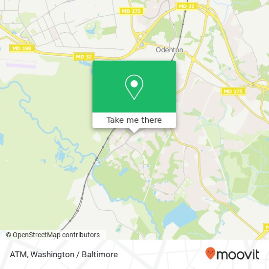 Mapa de ATM, 8741 Piney Orchard Pkwy