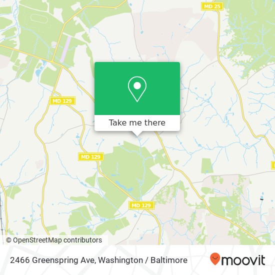 2466 Greenspring Ave, Owings Mills, MD 21117 map