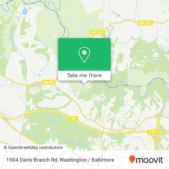 1904 Davis Branch Rd, Woodstock, MD 21163 map