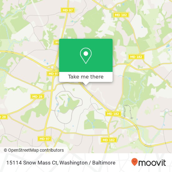15114 Snow Mass Ct, Silver Spring, MD 20906 map