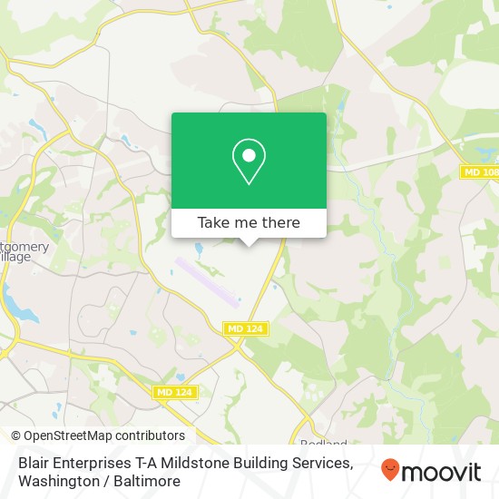 Mapa de Blair Enterprises T-A Mildstone Building Services, 7620 Rickenbacker Dr