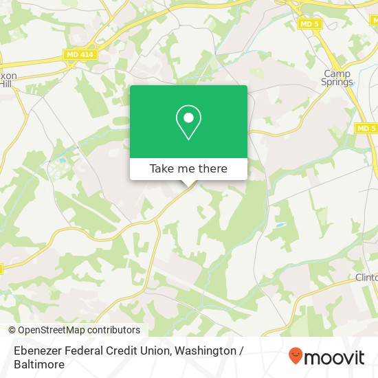 Ebenezer Federal Credit Union, 7800 Allentown Rd map