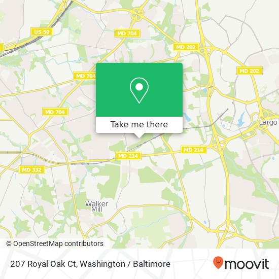 207 Royal Oak Ct, Hyattsville, MD 20785 map