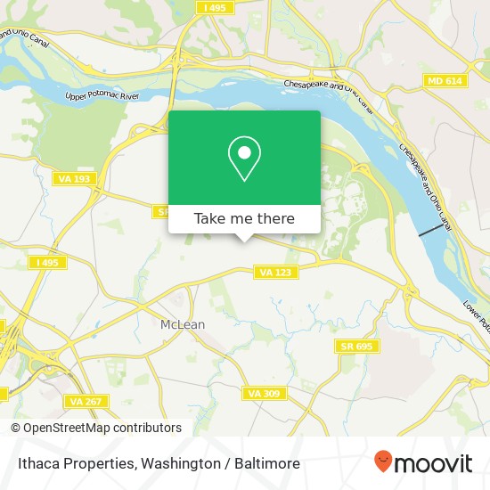Mapa de Ithaca Properties, 1111 Dogwood Dr