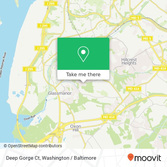 Deep Gorge Ct, Oxon Hill, MD 20745 map