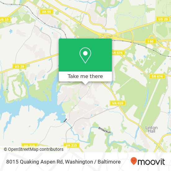 8015 Quaking Aspen Rd, Gainesville, VA 20155 map