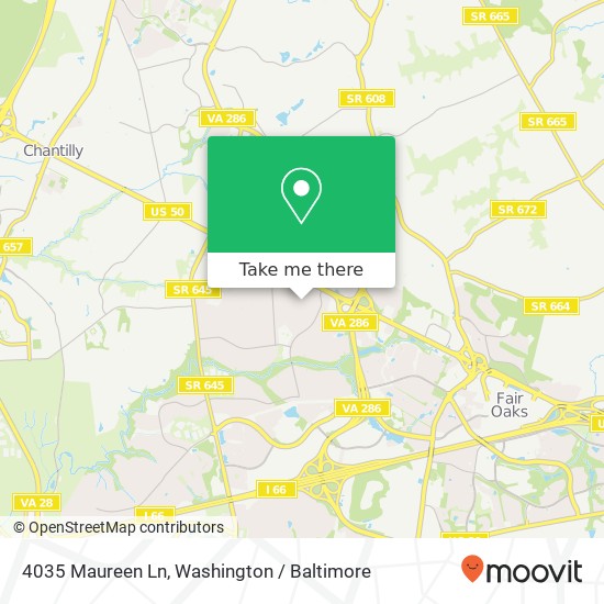 4035 Maureen Ln, Fairfax, VA 22033 map