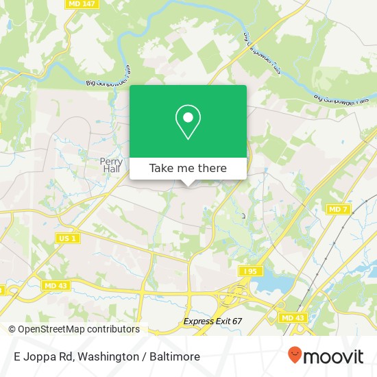 E Joppa Rd, Nottingham, MD 21236 map