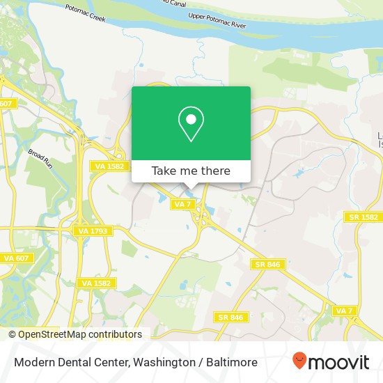 Modern Dental Center, 46165 Westlake Dr map