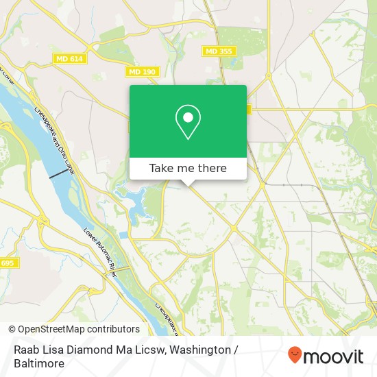 Raab Lisa Diamond Ma Licsw, 4900 Massachusetts Ave NW map