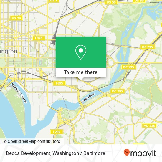 Decca Development, 1229 Pennsylvania Ave SE map