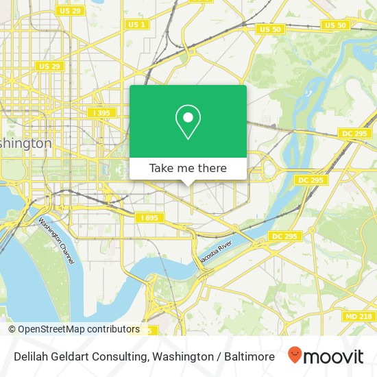 Mapa de Delilah Geldart Consulting, 254 10th St SE