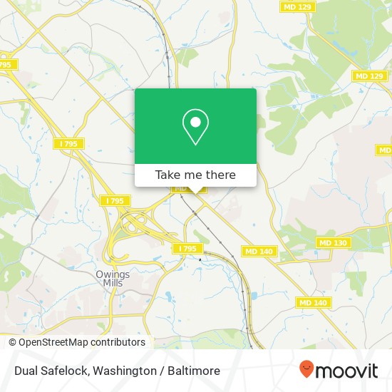 Mapa de Dual Safelock, 10244 Reisterstown Rd