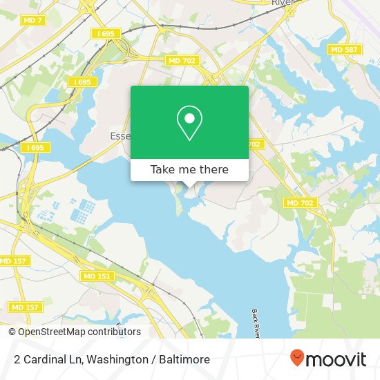 2 Cardinal Ln, Essex, MD 21221 map