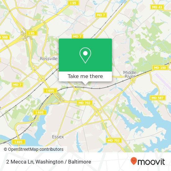 2 Mecca Ln, Essex, MD 21221 map