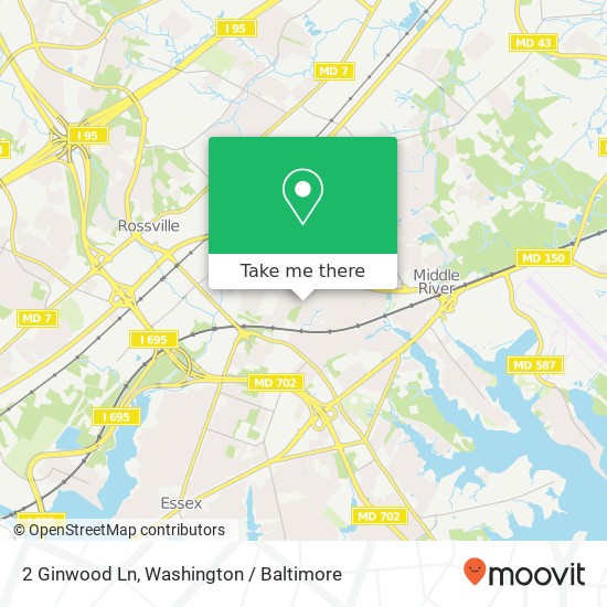 2 Ginwood Ln, Essex, MD 21221 map