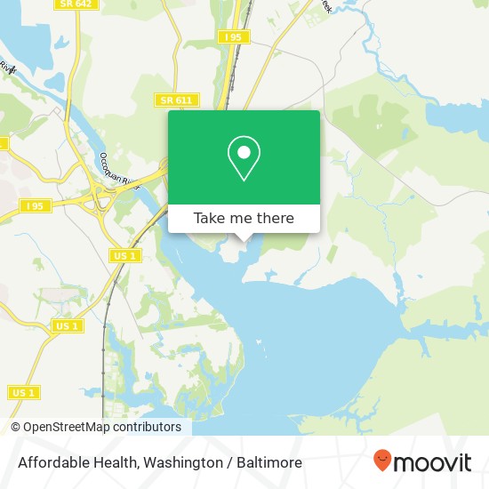 Mapa de Affordable Health, 10809 Greene Dr