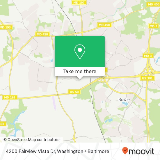 4200 Fairview Vista Dr, Bowie, MD 20720 map